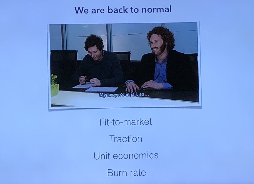 adrianafreitas's tweet photo. Delirium from 2014 is over
Less investors more money

At @AticcoBCN for @FrenchTechBCN #Summer Catch-Up 🚀🍻: w/ @CarlosDiaz from @TheRefiners_Inc "Differences Silicon Valley &amp; Europe" #frenchtechBCN https://t.co/lLFx9OqVIT