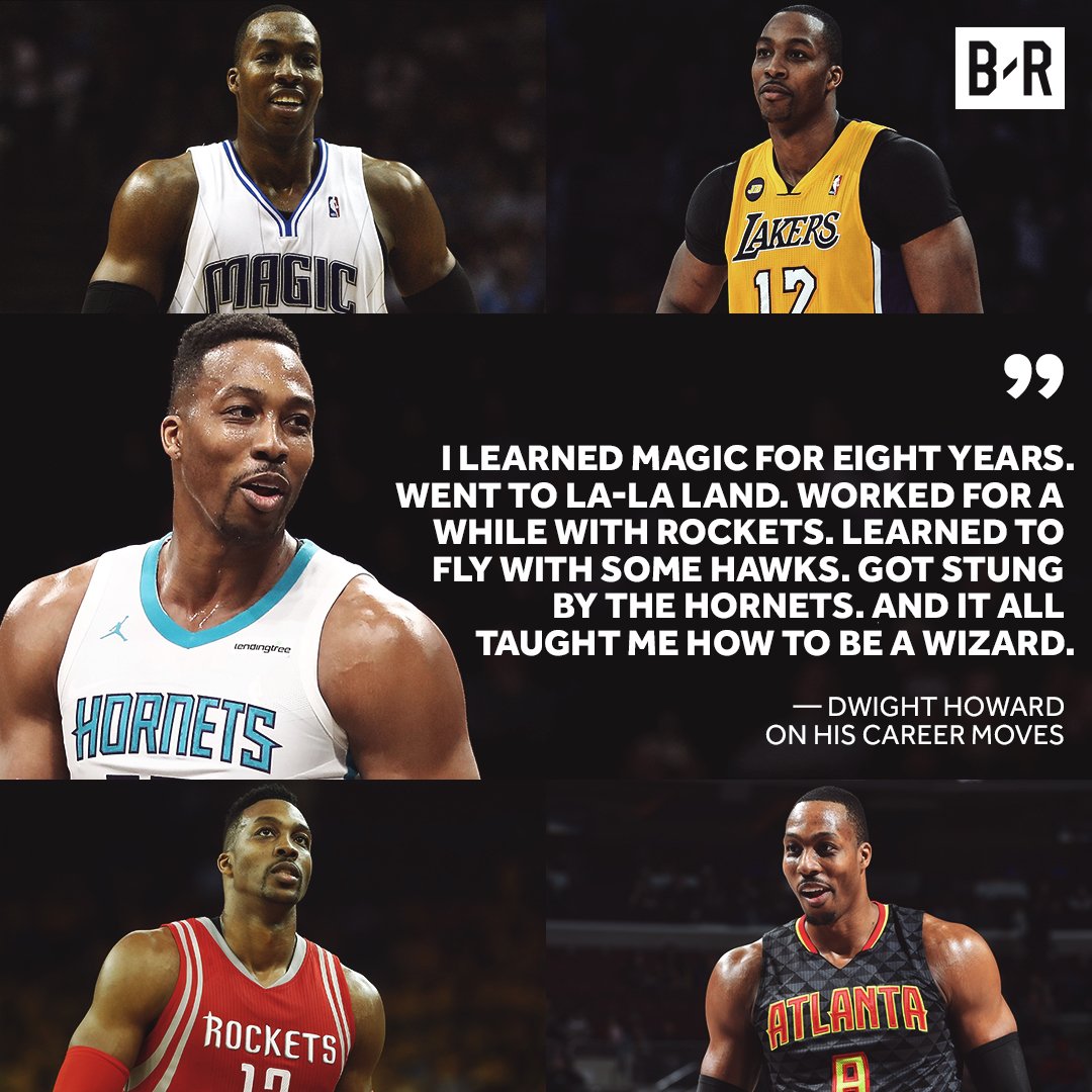 BleacherReport's tweet photo. How long did Dwight spend memorizing this? 😂 https://t.co/mcb1kcY1tU