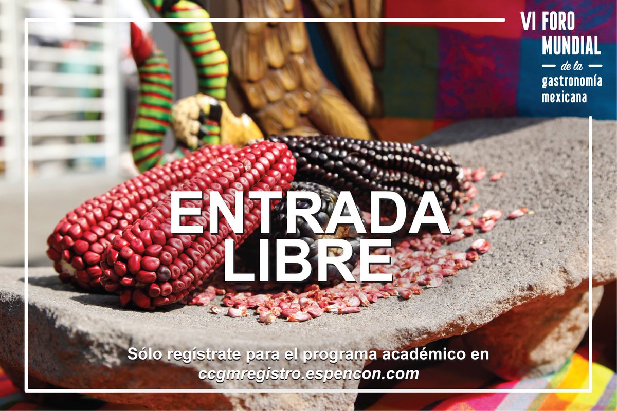 Recuerda que la entrada al Foro es libre, sólo tienes que registrarte para participar en el programa académico.
Entra a 👉🏼 ccgmregistro.espencon.com
#FMGM18 #EntradaLibre