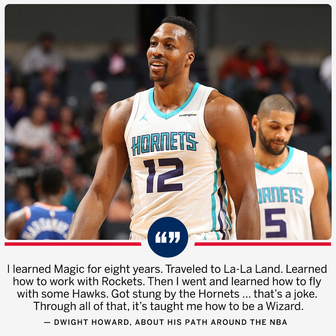 espn's tweet photo. Dwight Howard's got jokes. https://t.co/CwlLcOYWwn