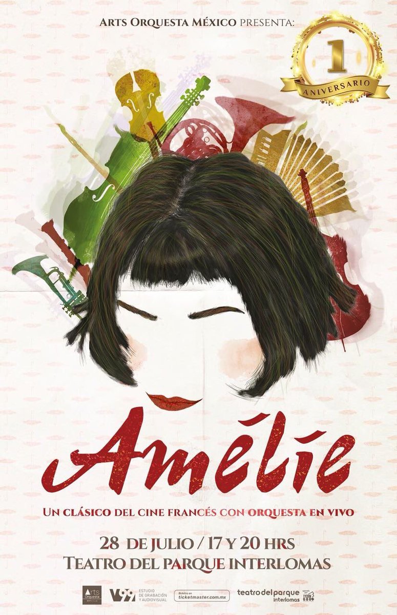 10Alexduran's tweet photo. Grandes noticias les tengo pases para que vivan la experiencia de ver #Amélie con @ArtsOrquestaMX den RT y ❤️ para lanzar la dinámica 😉 @PinalProduccion https://t.co/EV6YtgL7M0