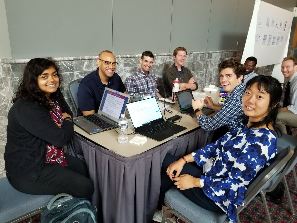 CorsIAQ's tweet photo. Really proud of our graduate students at #IndoorAir2018.  They are presenting important research results, networking, &amp; being gr8 ambassadors for @ut_caee https://t.co/fJsJvxfJmo