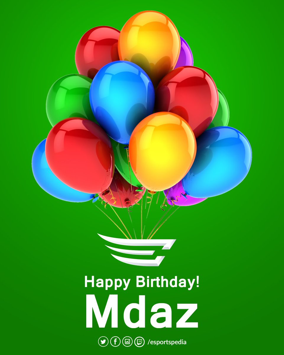 Esportspedia's tweet image. 🎈All of #ESPD would like to wish our contributor Mdaz a Happy Birthday! 

#Esports