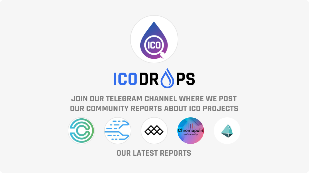 ICODrops's tweet photo. Join our telegram channel where we post our community reports about ICO projects.

💧 https://t.co/EwgqHN2WD2 https://t.co/HsoAVvaP9O
