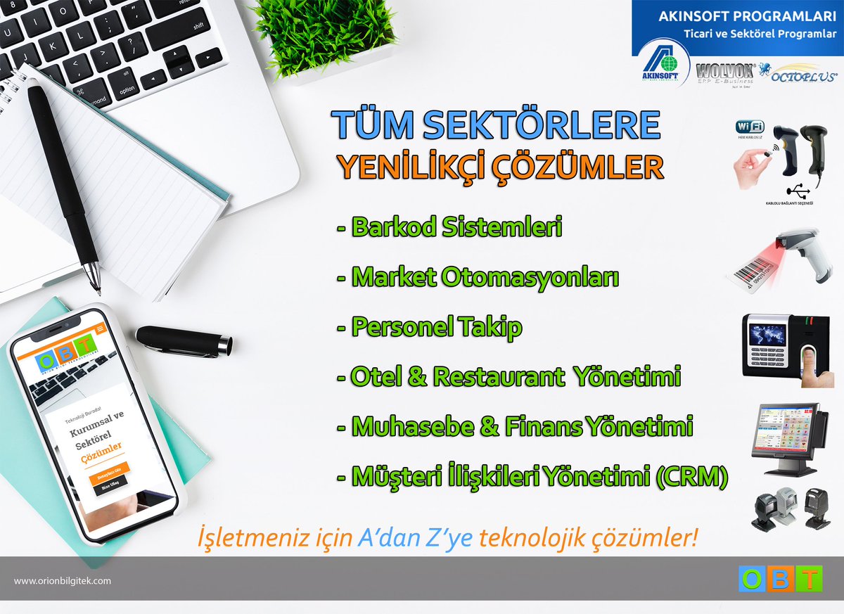 Siz de #teknoloji ye ayak uydurun, işinizi kontrol altına alın, hızlandırın! 😉
Detaylı bilgi ve fiyat teklifi almak için:
☎️ 0 850 441 43 40
☎️ 0 478 211 43 40
🌐 orionbilgitek.com

#ardahan #kars #yazılım #otomasyon #restaurant #hotel #barkod #salı <a href="/akinsoftyazilim/">AKINSOFT</a>