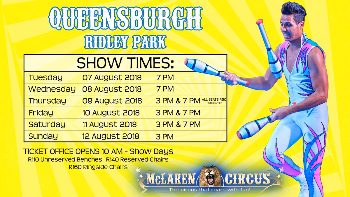 mclarenscircus's tweet photo. Catch the Well-Supported #McLarenCircus Spectacular Show on in #eThekwini at #Queensburgh #KZN #Durban #KwaZuluNatal #LoveCircus #Berea #Clairwood #Escombe #Jacobs #Malvern #Merebank #Mobeni #Moseley #Prospecton #Seaview Visit https://t.co/Y5XPaa1RcI Voted #SouthAfrica's No1 🎪🤡 https://t.co/X8kqJsoX1x