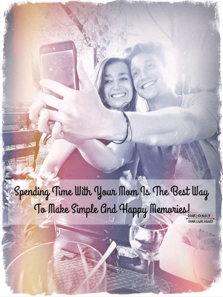Kullerkeks1985's tweet photo. Spending Time With Your Mom Is The Best Way To Make Simple And Happy Memories!
@DanielDonskoy @donskoyolga
#SpendingTime #SelfieWithMama #SimpleHappyMemories #MomAndSon #FamilyFirst #DanielDonskoy #OlgaDonskoy #DanielsGirlsSquad ❤ @danielxdonskoy https://t.co/0aHza2u2OA