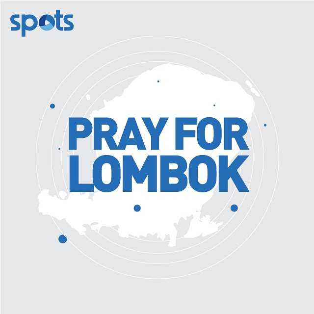 Doa dan semangat kami selalu bersama kalian semua #prayforlombok #lombok #indonesia #earthquake