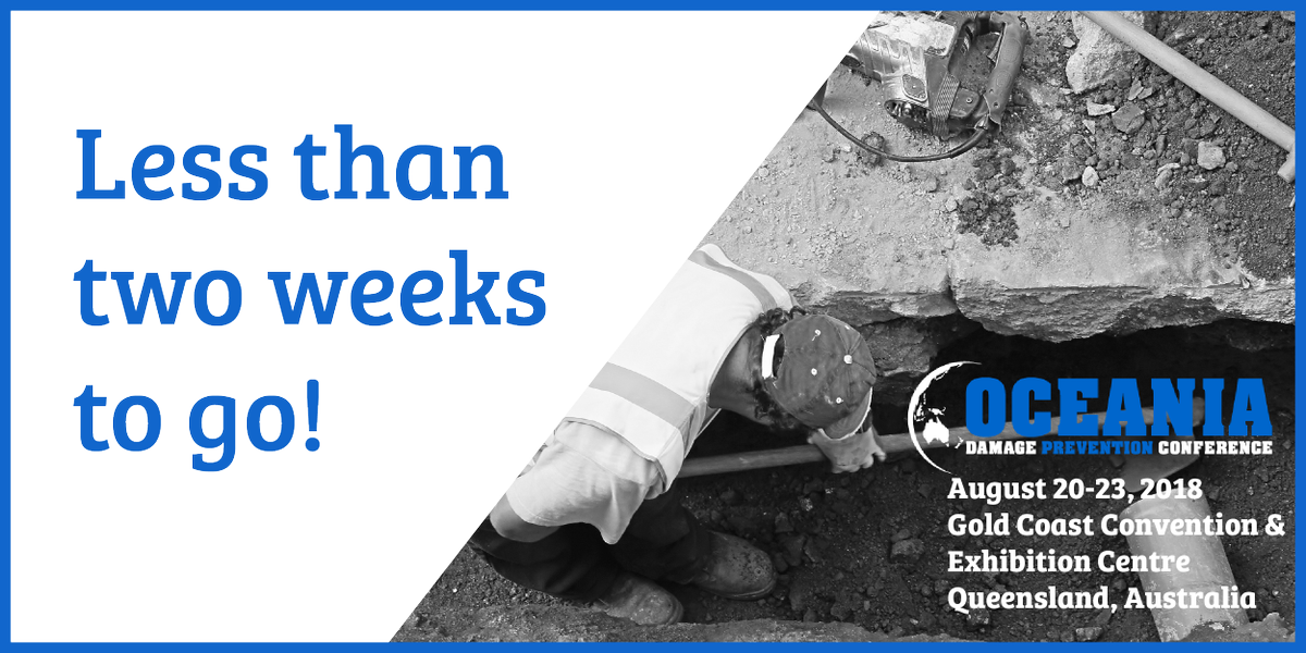 OceaniaDPC's tweet photo. Less than two weeks until we are on the Gold Coast discussing damage prevention initiatives with industry leaders.

Registrations are filling up fast, don't miss your chance: https://t.co/NjVYK27YKI https://t.co/gg996qsRds