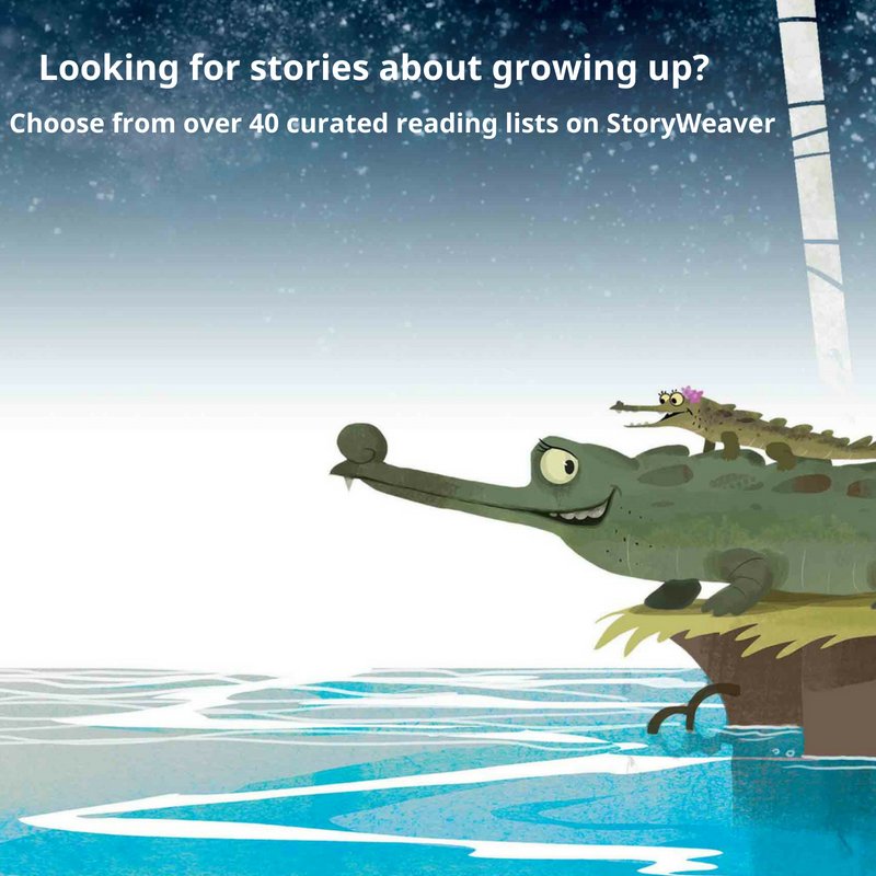 StoryWeaver (@pbstoryweaver) on Twitter photo Our curated reading lists make finding the stories you want a cinch! Here's a lovely list of stories about growing up ow.ly/HOYV30lioDK (Image from 'Ghum-Ghum Gharial's Glorious Adventure by <a href="/apkapping/">Aparna Kapur</a> and Rosh) Our curated reading lists make finding the stories you want a cinch! Here's a lovely list of stories about growing up ow.ly/HOYV30lioDK (Image from 'Ghum-Ghum Gharial's Glorious Adventure by <a href="/apkapping/">Aparna Kapur</a> and Rosh)