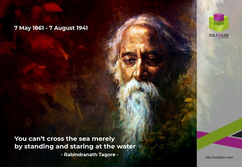 SolidbloxIDSI's tweet photo. Paying tribute to RabindranathTagore On His Death Anniversary. #RabindranathTagore #77thDeathAnniversary #Solidblox https://t.co/HXNfrV0GTB