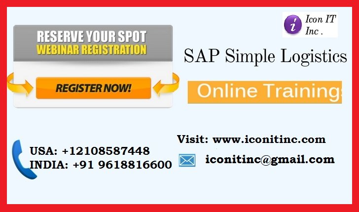 ajayvarma_av's tweet photo. Explore All Information about #SAPSimpleLogistics from Free Webinar by Icon IT Inc. Our #FreeWebinar Conducted by SAP Industry Experts
Register : https://t.co/UQcXhs3Kza
Contact: India +91 9618816600,USA: +12108587448
Email: iconitinc@gmail.com
visit: https://t.co/nOsbFHRsDc https://t.co/dlQ3LaoBfV