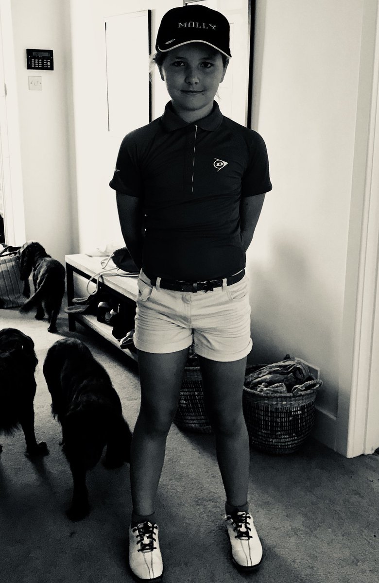 mollyctickle's tweet photo. All prepped and ready to go EZGO Junior Tour Dorset at the Isle of Purbeck #thisgirlgolfs #whyigolf  @FootJoyEurope @ClubParkstone @SturGolfCourse @EnglandGolf @dorset_golf https://t.co/IiEbJ0BAlM