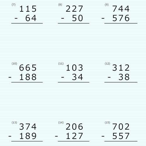 算数ドリル プラスパル 引き算の ひっ算 を公開しました くりさげ計算があるものとないものがあります プログラミングにより問題は毎回変わります オンライン版 T Co Woiwu プリントアウト版 T Co Xtvw24lsei 小学生 計算