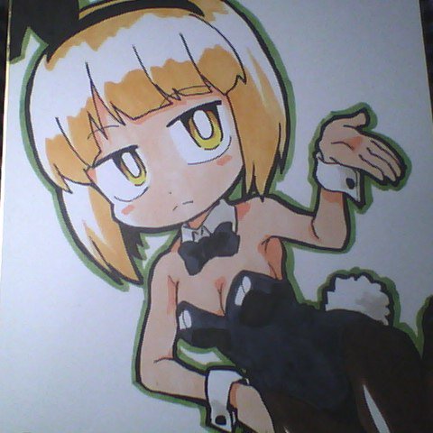 夏コミ用に色紙描いてます 