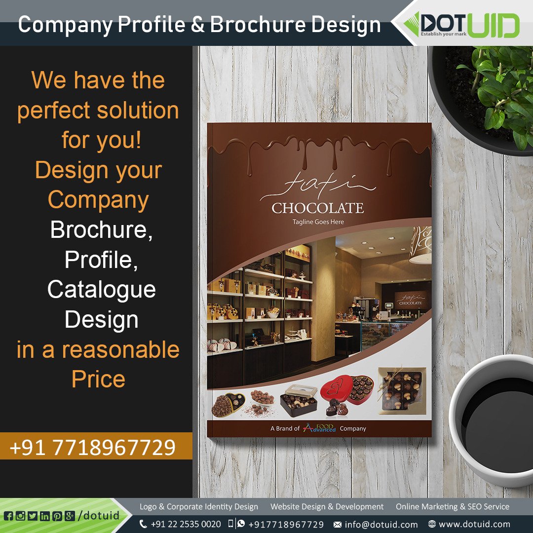 Dot Uid On Twitter Company Profile Brochure Design We
