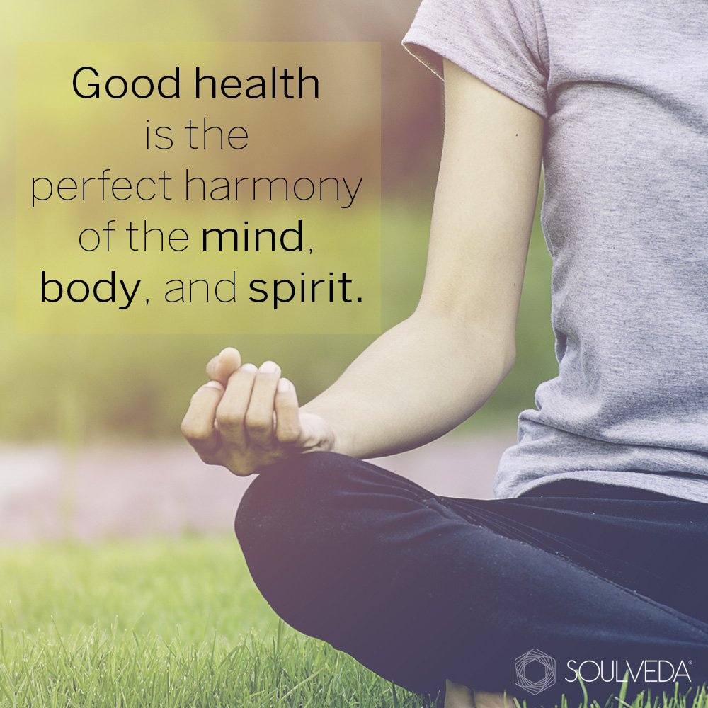 Good #health is the perfect harmony of the #mind, #body, and #spirit. # Quotes #Quoteofheday #InspirationalQuotes #MotivationalQuotes #life  #thought #thoughtfortheday #Soulveda #Happiness #Wellbeing #quotestoliveby  #QuotesForLife #motivate #inspire ..., image size:1000x1000