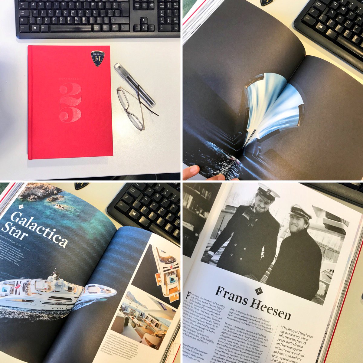 Heesen_Yachts's tweet photo. @Superyacht #superyacht25 has arrived! #innovation #superyacht #FDHF #GalacticaStar #GalacticaSuperNova 🤓 https://t.co/P8GF6f4oNM