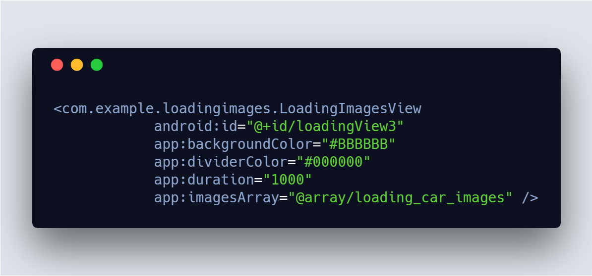 Source code : Add Android Loading Animation with Images Changing