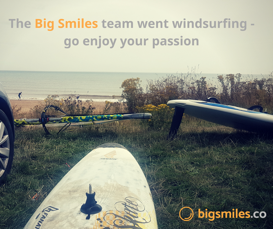 AlexBurbidge1's tweet photo. Yesterday the team went windsurfing. Wow we really enjoyed it. Find your passion and feel alive. 
#workplacefun #togetherness #wellness #bigsmiles #stressmanagement https://t.co/JRrx3qseYX