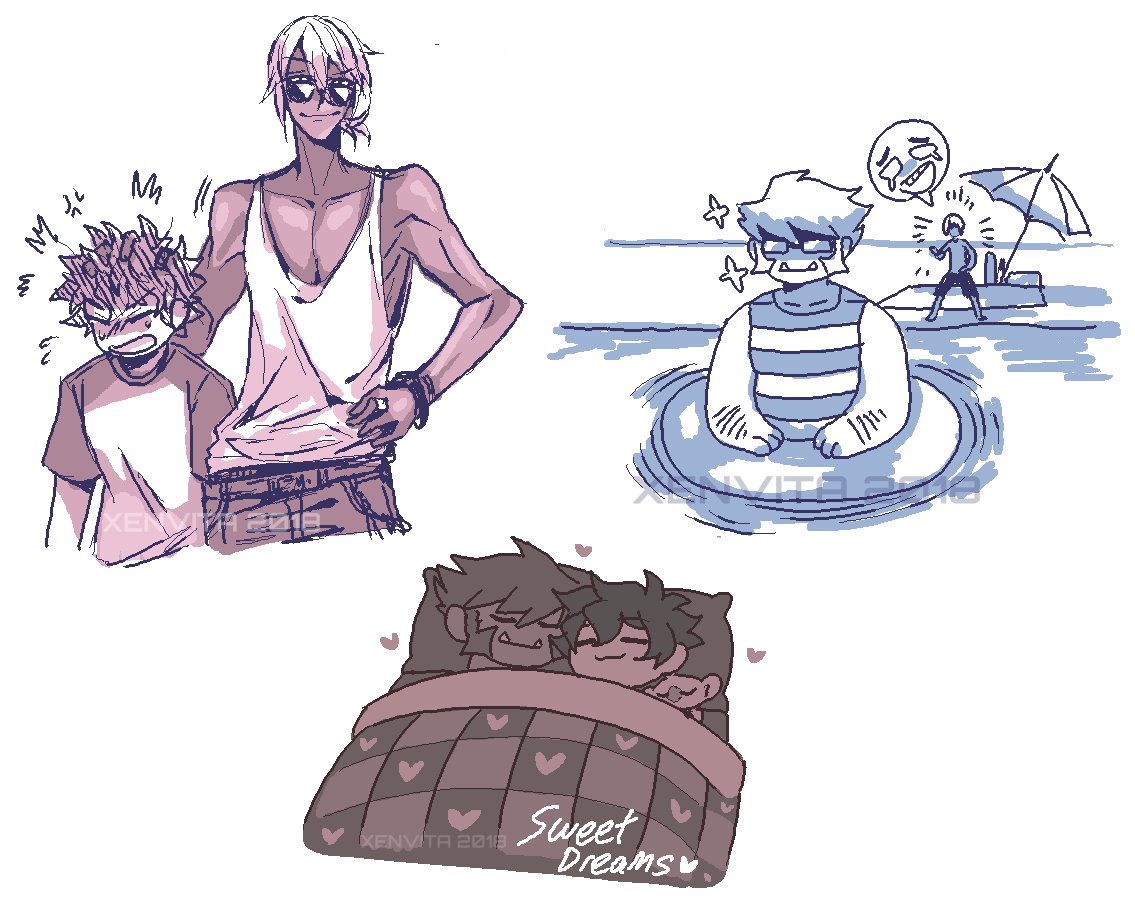 drawpile doodles I drew with B3 friends! #kekkaisensen #bloodblockadebattlefront #drawpile