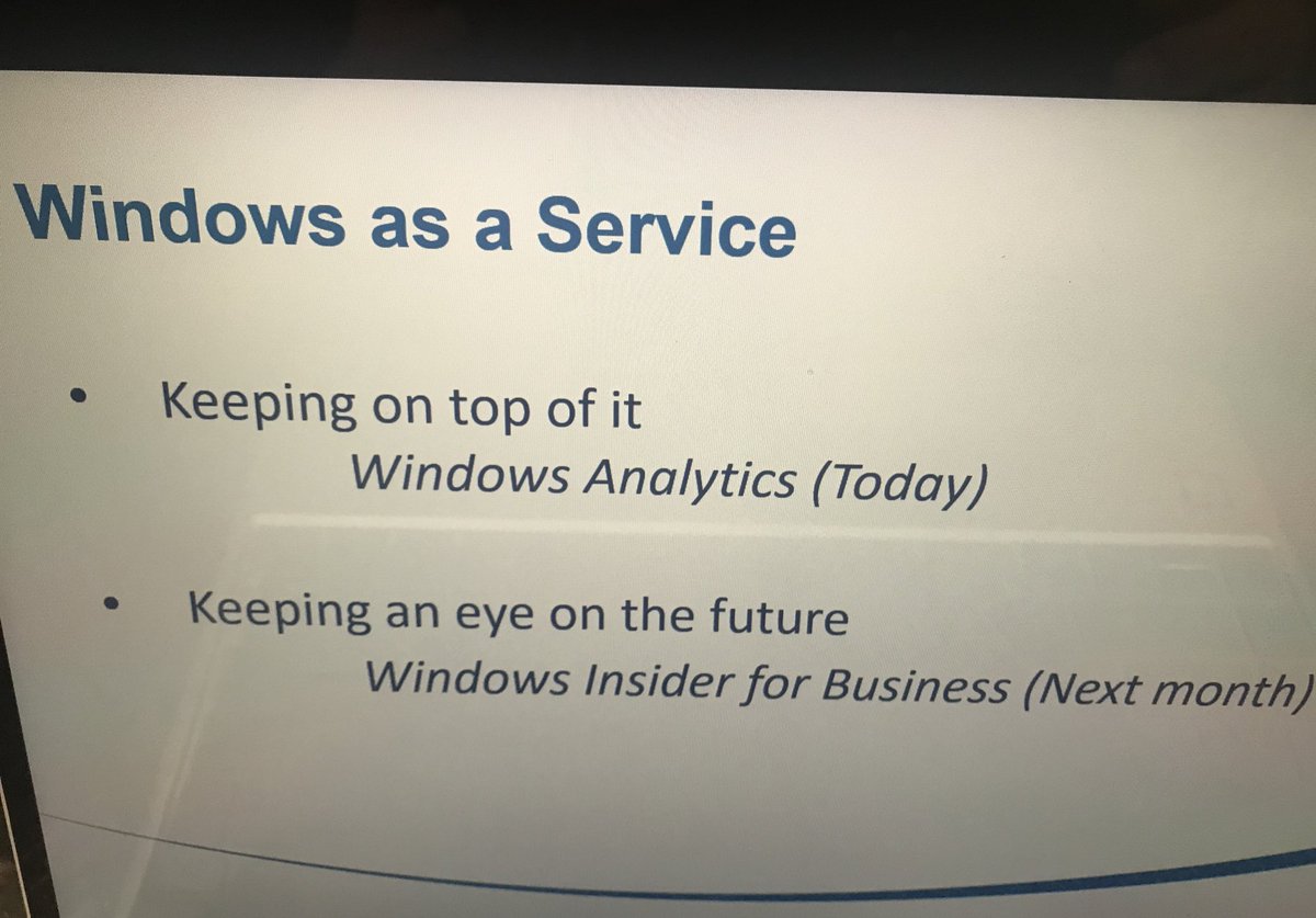 thenewnumber2's tweet image. Still a work in progress, but here’s a sneak peak of what I’ll be talking about at the Auckland Azure meetup next week. #WindowsAnalytics in August, #WIP4Biz in September.  Kudos to @DJ_EddieL for the title inspiration
