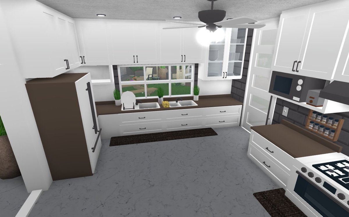 Modern Interior Design 1 Story Modern House Bloxburg