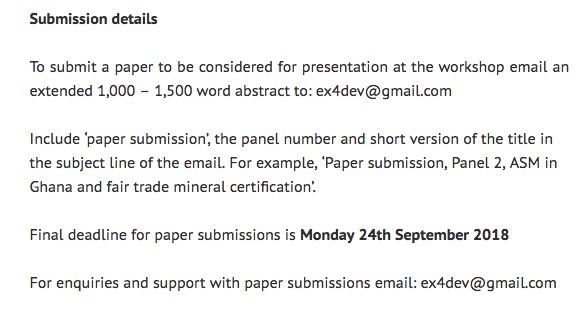 J_McQuilken's tweet image. #EX4DEV18 registration is now open via @UniOfSurrey @sbsatsurrey (ex4dev.com/ex4dev18-2/reg…). Papers for presentation and publication can also be submitted via ex4dev@gmail.com (ex4dev.com/ex4dev18-2/cal…). Look forward to reading them all @A_Gatsinzi @svbockstael @JK_Sandin @hilson2k