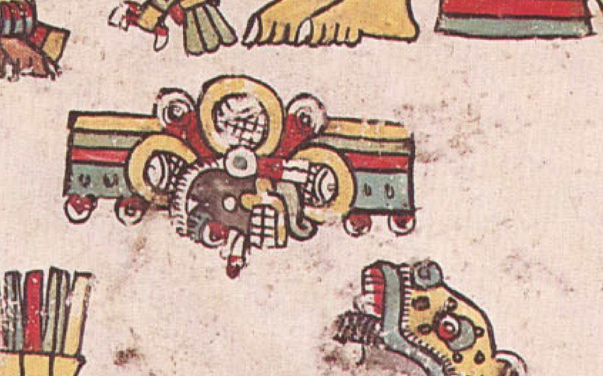 NgelUichilovos's tweet photo. Codex Zouche-Nuttal (1992:10).
A butterfly dead warrior as a night star, with a flint in the nose.
#Mixtecs https://t.co/1rPCLcfceG