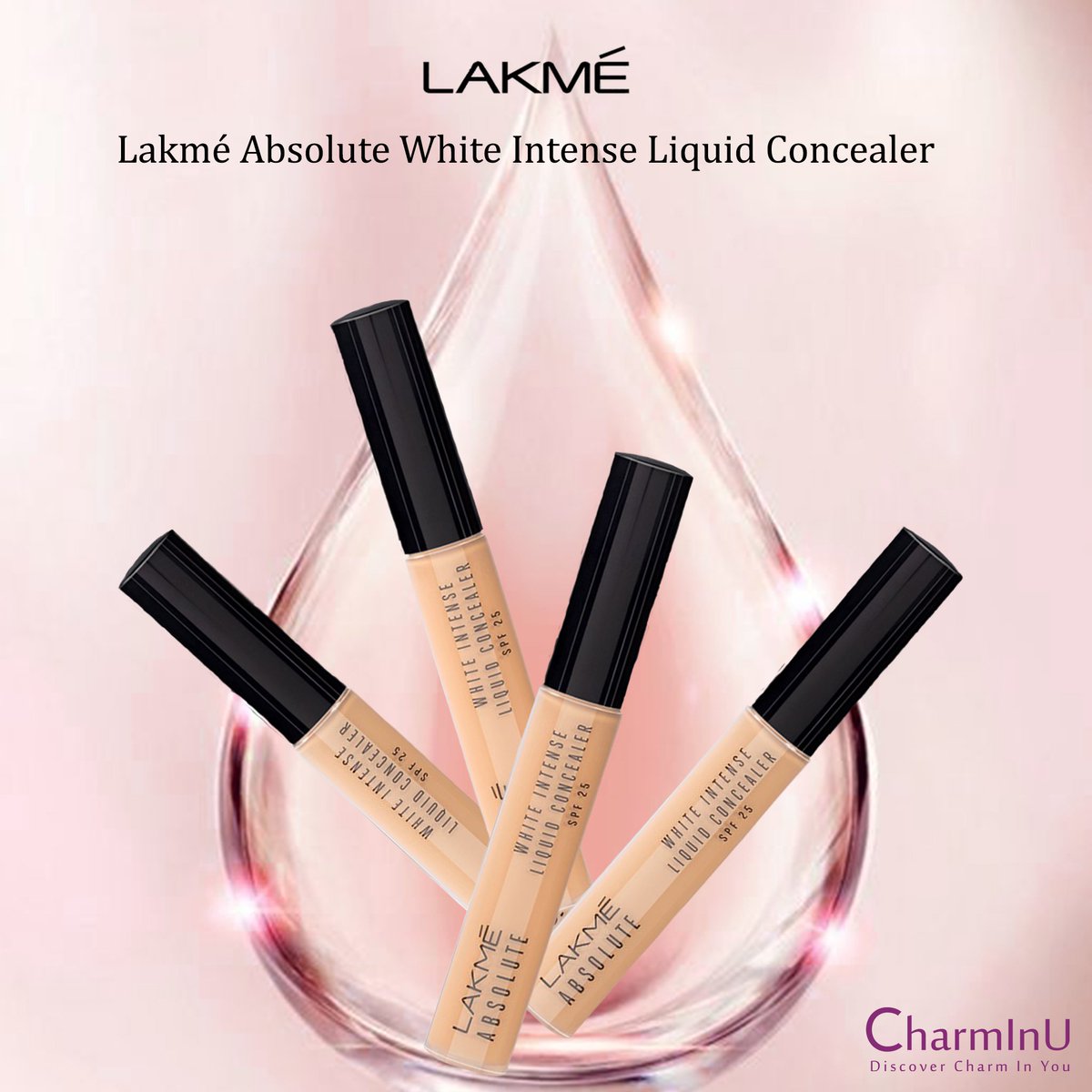CharmInU_IN's tweet photo. Get flawless, luminous and healthy looking skin with New Absolute White Intense Liquid Concealer from the world of #Lakme.
Free Shipping!
Buy Now @ https://t.co/LlA6g2tBuH
#LakmeIndia #LakmeAbsolute #newrange #Makeup #beauty #Makeupwakeup #makeuplovers #MakeupAddict #CharmInU https://t.co/Aedvv0L2ly