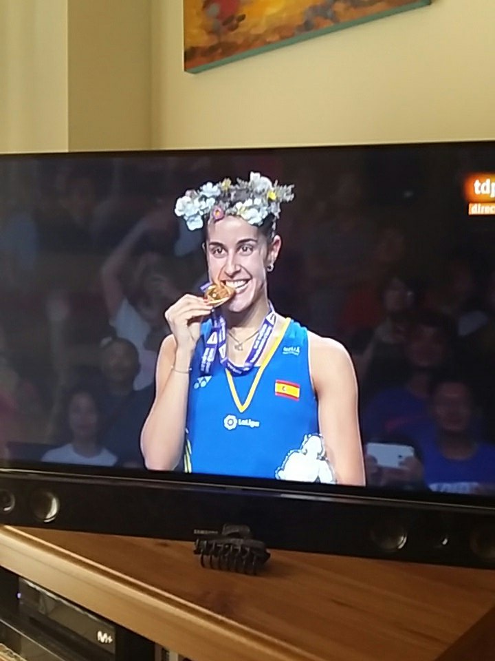 The best of the world!!!@CarolinaMarin Vaya partido. Enhorabuena!!!!