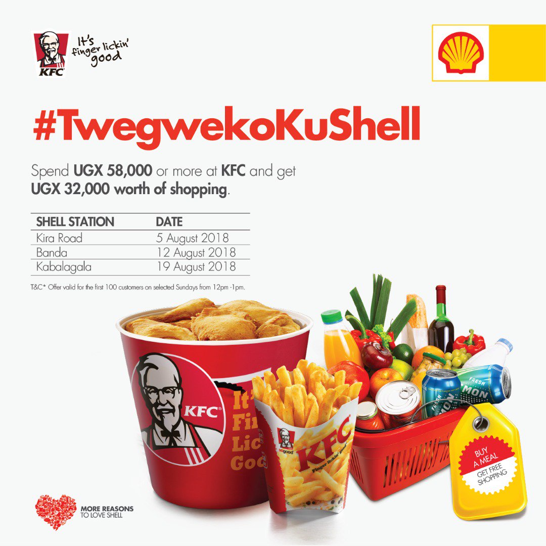 #TwegwekoKuShell is back! Shell Kira Road is the place to be today! Don't forget to collect your #Visa enabled #EasyGo fuel Card too for a purely #HakunaMatata experience!