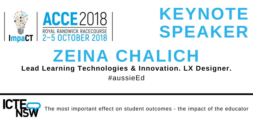 WOW?Look @ this program bit.ly/2ze9IcS #teacherPD #edchat #aussieED #designthinking #edutweetoz #ozed #ozedchat #learning #womenintech #empowerteachers
#csunplugged
@aussieEdchat @ACCE2018
<a href="/LeanneCameron/">Leanne Cameron</a> <a href="/MRsalakas/">Brett Salakas</a> <a href="/ZeinaChalich/">Zeina Chalich 💬</a> <a href="/drkristygoodwin/">Dr Kristy Goodwin</a> 
<a href="/timkitchen/">Tim Kitchen</a> <a href="/iMerinet/">Meridith Ebbs</a>
