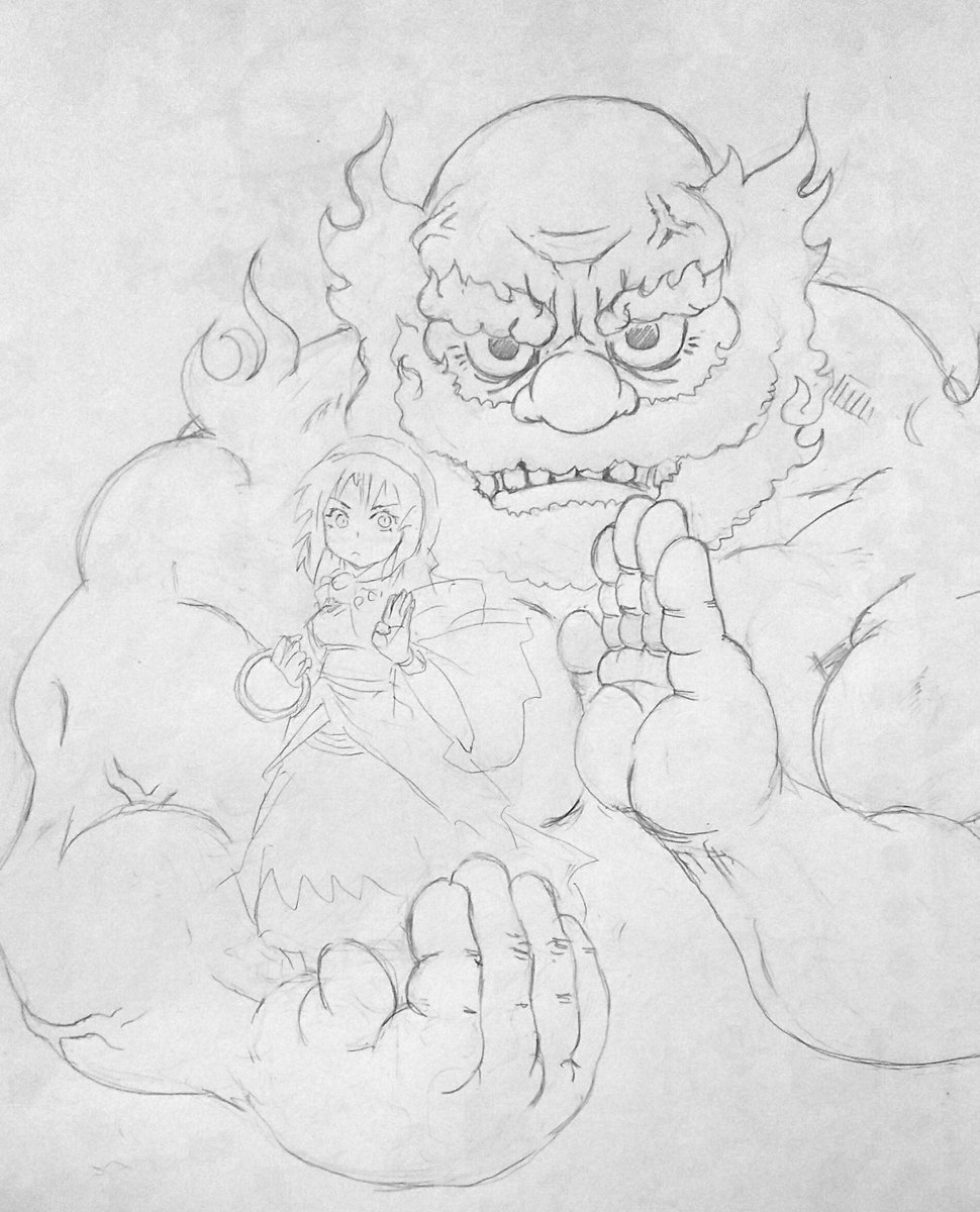 伍長 絵描きさんと繋がりたい 東方project 雲井一輪 雲山 爺と筋肉と武術家のごつい手が描きたくて なら雲山書けばイーじゃん と思ったのが運の尽きでした 一輪を忘れてた