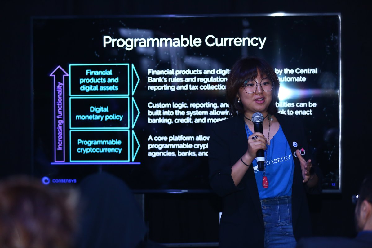 dxbontheblock's tweet photo. Shuyao Kong, Senior Consultant @ConsenSys hosted the #Blockchain101 Workshops as part of the #FBSummit2018. Fundamentals of blockchain, a future powered by blockchain and its ability to disrupt were some of the key features discussed.
#Blockchain #FBSummit2018 #DXBONTHEBLOCK https://t.co/8lbssQqkQy