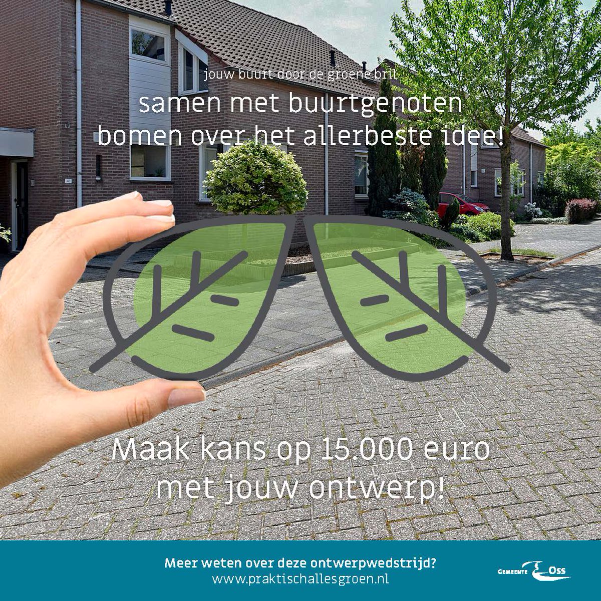Praktisch Alles Groen: de leukste dorpen- en wijkenwedstrijd. Doe mee en maak kans op €15.000 met jullie ontwerp! Lees meer op bit.ly/2zBdWvt <a href="/DatisOss/">Dat is Oss</a> <a href="/WonenOss/">WoneninOss</a> #datisoss #groeninoss #duurzaamoss #groen