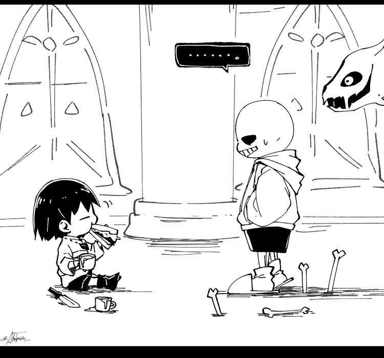 * サンズは にがしてくれるようだ
#undertale 