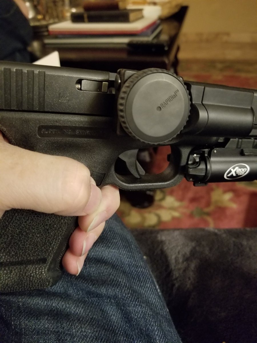 RussMitchellCFB's tweet photo. THANK YOU, @ZORE_Gun_Locks! Been waiting for something like this for 30 yrs. Soooo easy/FAST. Takes me 2 seconds in the dark to unlock. Simply no good reason to leave a gun unsecured now. https://t.co/Ser99jeY9m