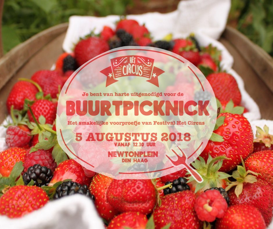 HetCircus's tweet photo. Kom je zo ook naar de buurtpicknick? Perfect weer! Neem je lekkerste vega-gerecht mee om te delen, iets te drinken, een bordje, bekertje en bestek. Zien we je zo! https://t.co/dCSUj6JmmB