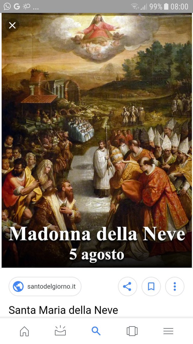BUONA DOMENICA e SANTA FESTA!
#5agosto #MadonnadellaNeve #S_MariaMaggiore 
#Esquilino romano e cattolico!