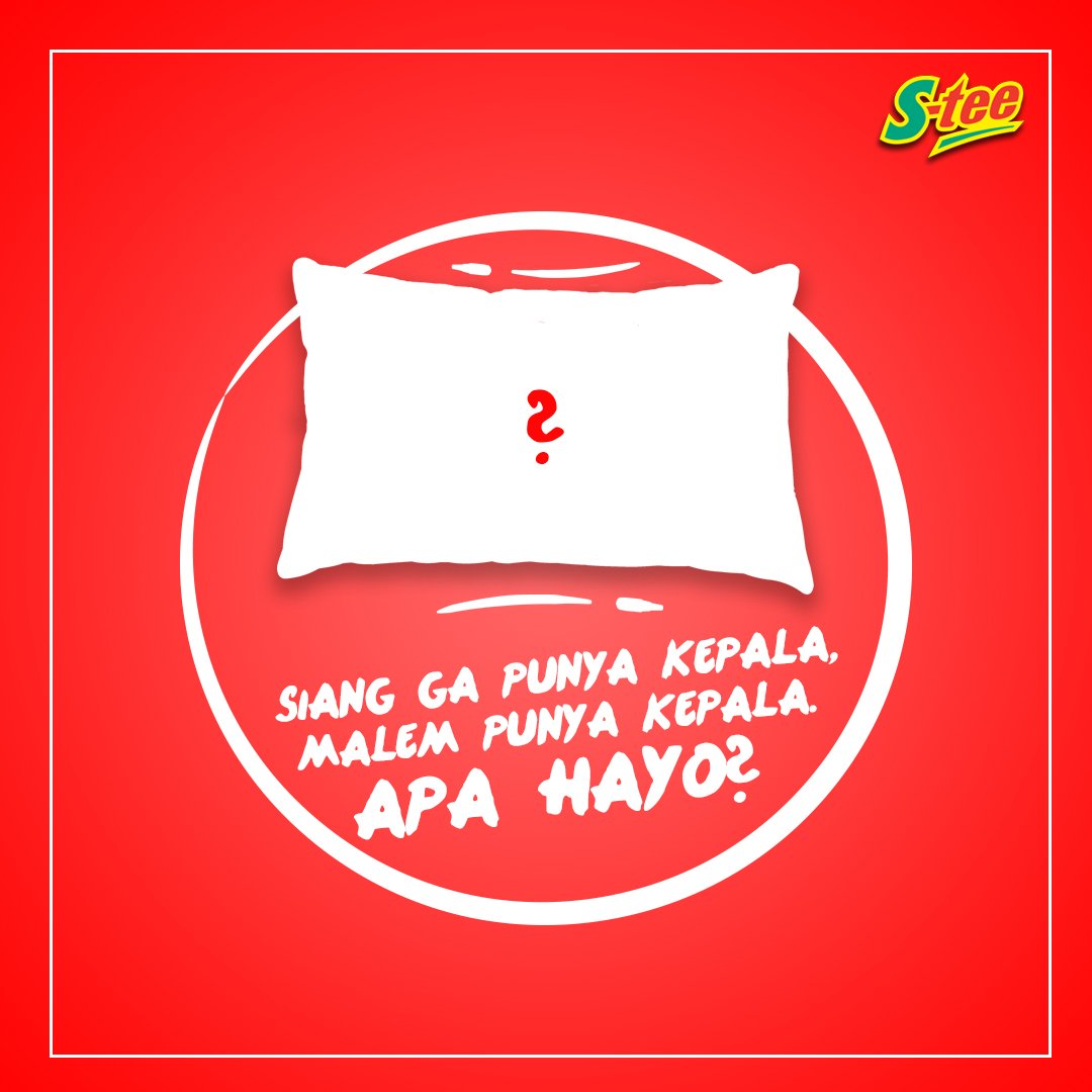 S_teeID's tweet photo. Tebak yuk jawaban dari pertanyaan ini guys! Yang bisa langsung mention ke akun @stee_id ya! #Stee #BanyakLebihnya #PastiStee #OgahRugi https://t.co/Do5uwQKuvN