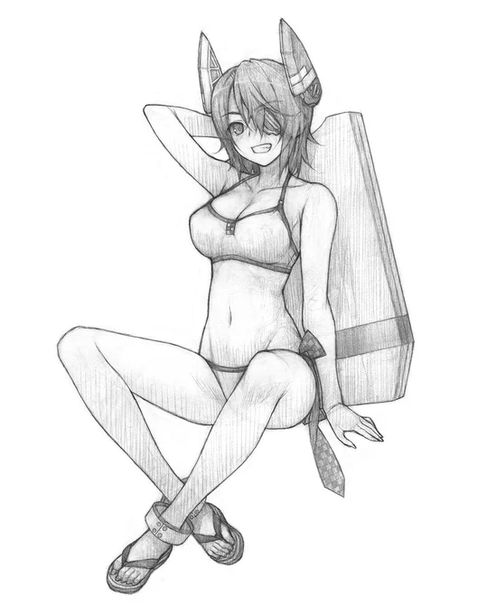 天龍(水着) #C92 #艦これ #天龍  