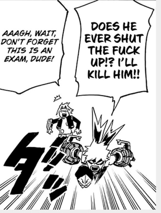 everyone is excited for the day bakugo finally tries to save kirishima in return but... HE ALREADY TRIED TO ONCE N LOOK WHAT HAPPENED ALSKDKS 
