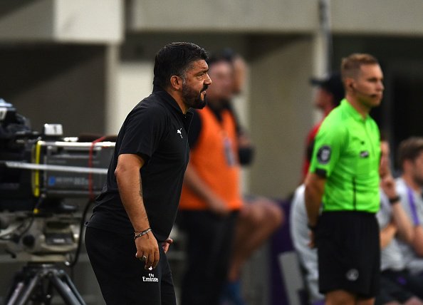 MilanLiveIT's tweet photo. #Milan-#Barcellona, #Gattuso: "Passo indietro qualitativamente, ma sono comunque contento del lavoro svolto. #AndréSilva? Lavora anche troppo..."

https://t.co/xQgLC7z7hU

#MilanBarcellona #ICC2018 #InternationalChampionsCup #ACMilan #WEAREACMILAN #WeAreATeam #DevilsInUSA https://t.co/cfxi57FG3h