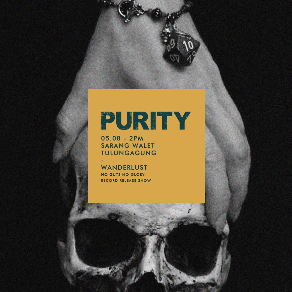 See you today at Tulungagung, Wanderlust "No Guts No Glory" record release show! #giglife #puritydestroy #ruthlessterror