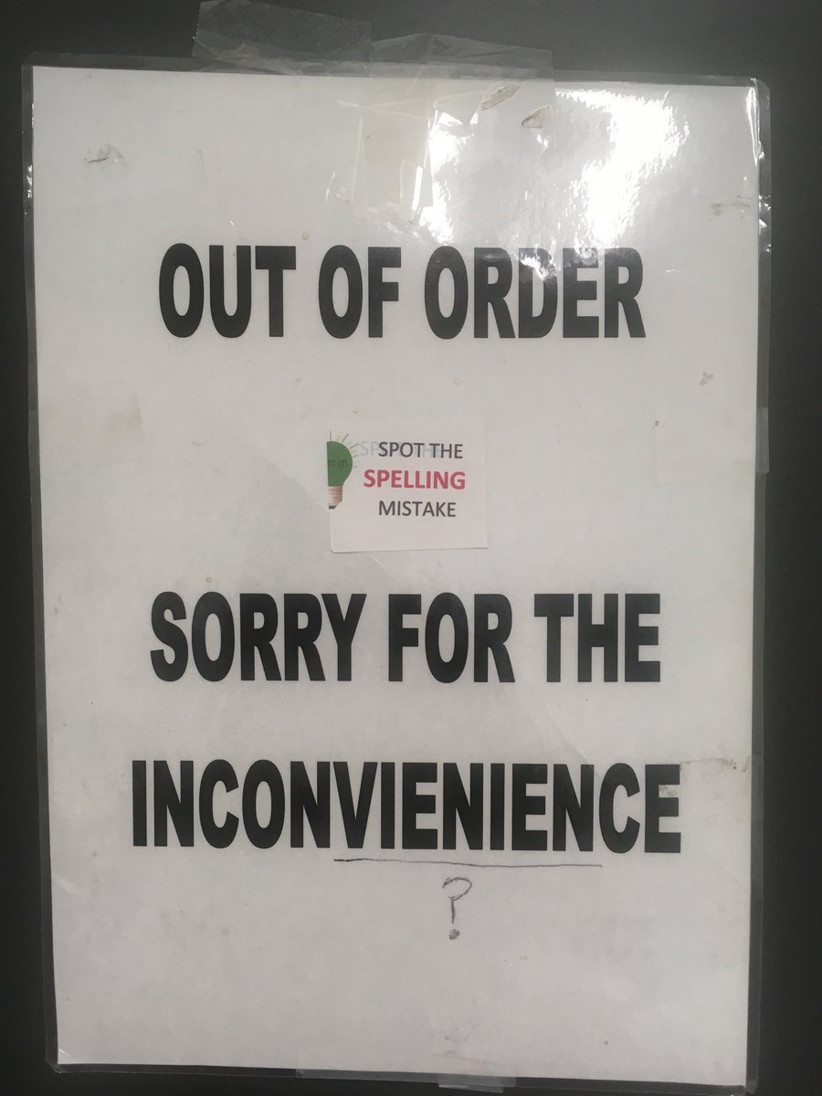 HatteeHat's tweet photo. What kind of Grammar Nazi carries pre-printed ‘Spot the Spelling Mistake’ stickers around with them?! 😆 ⁦@RealMrBusy⁩ was this you?! #OnlyInWaitrose https://t.co/MTntxx4qqA