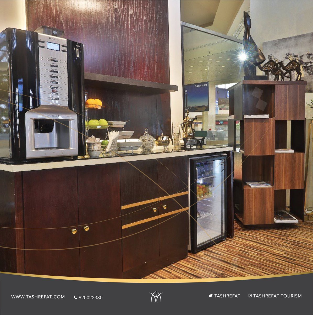 TASHREFAT's tweet image. تمتع بالعديد من المزايا في صالة #تشريفات 
.
.
 للحجز أو الاستفسار : 920022380 #مطار_الملك_فهد_الدولي