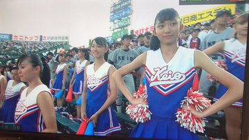 18甲子園 慶應のチアが可愛い ユニフォームや歴代美人まとめ