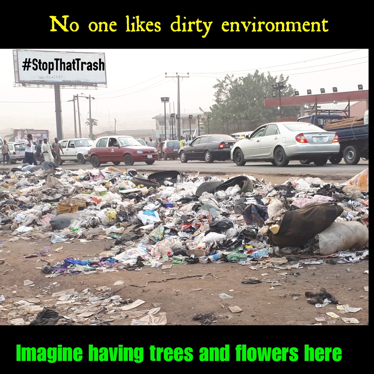 simiadeodun's tweet photo. Imagine the possibility of having a trash free environment, it begins with you!
It is possible...we can do it! Willing Government + Responsible Citizens. #StopThatTrash https://t.co/SFOiIesr5f