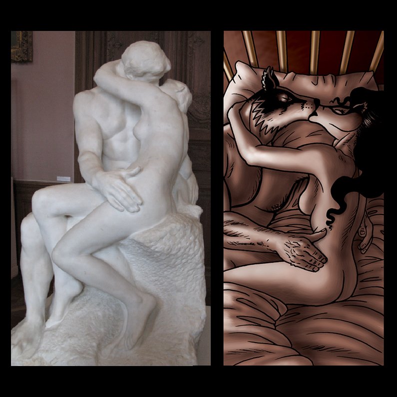 bryan_talbot's tweet photo. The third page of #GrandvilleMonAmourAnnotations are now live: what other #comicartists do you know that make references to sculptures like #Rodins #TheKiss in their work?
#GrandvilleAnnotations
https://t.co/CZOukRcRq8 https://t.co/fTFe05Y9Nz